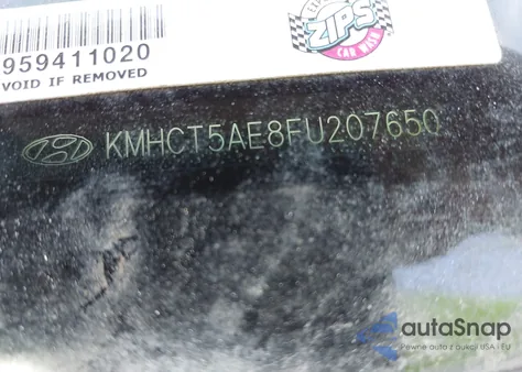 2015 Hyundai Accent Gs z USA, uszkodzony, nr VIN KMHCT5AE8FU207650